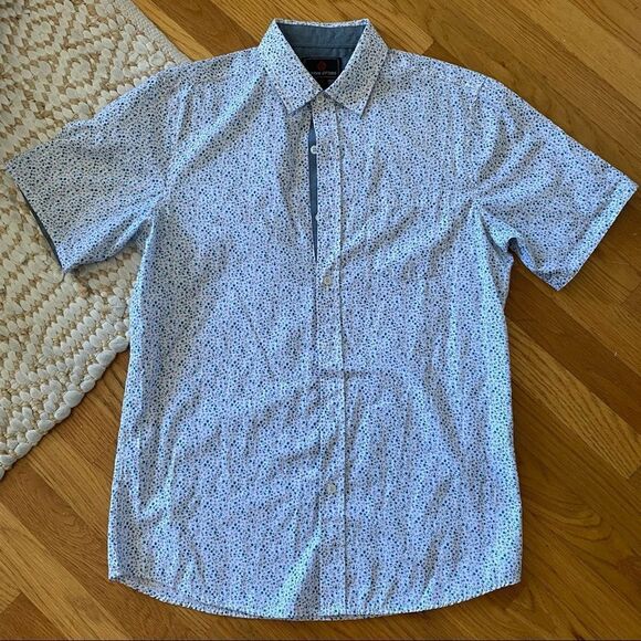 Swiss Cross Button Down Shirt - Picture 1 of 7